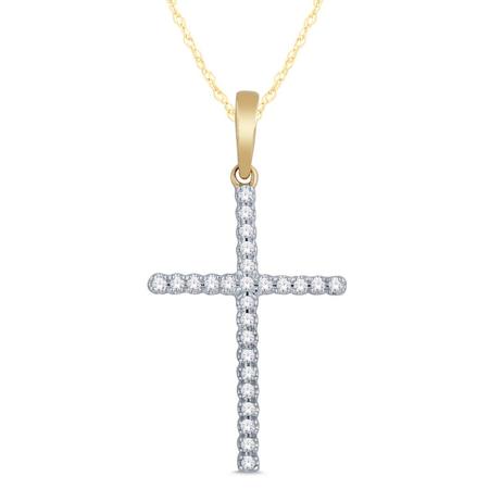 Diamond Cross Pendant ~ Oakmont Jewelry