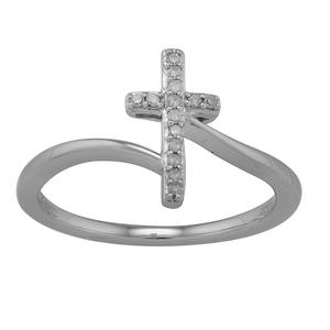 Diamond Cross Ring